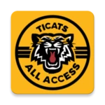 hamilton tiger-cats all access android application logo